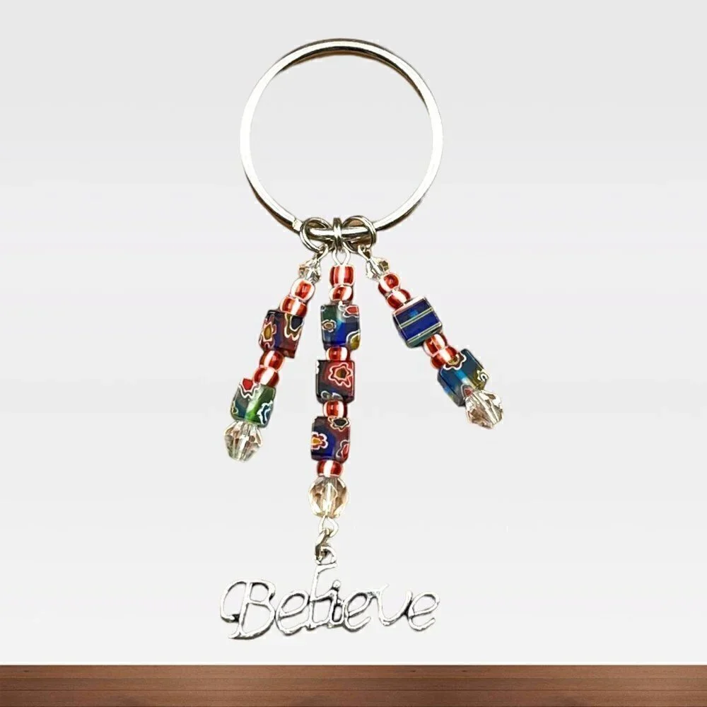 Believe Inspirational Keychain | Handmade